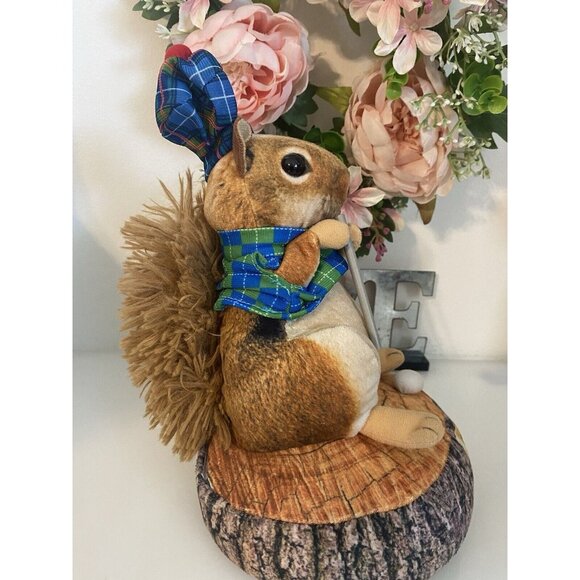 Gemmy Animated Dad Squirrel Golf Caddy Shack Plush Sings I'm Alright 10"‎ Tested - Picture 2 of 16